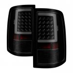 2011 Dodge Ram Black Smoked LED Tail Lights
