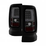 1998 Dodge Ram Smoked Tube LED Tail Lights