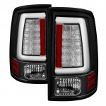 2018 Dodge Ram 2500 Black Tube LED Tail Lights 2018 Dodge Ram 2500 Black Tube LED Tail Lights