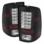 2018 Dodge Ram Black LED Tail Lights P-Series