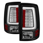 2013 Dodge Ram Black LED Tail Lights SS-Series