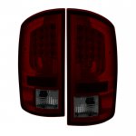2004 Dodge Ram Red Smoked LED Tail Lights