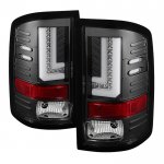 2017 GMC Sierra 2500HD Black L-Tube LED Tail Lights