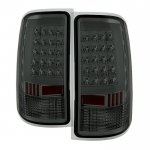 2009 GMC Sierra Smoked LED Tail Lights C-Tube