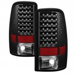 2003 Chevy Tahoe Black LED Tail Lights