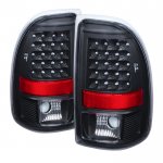 1998 Dodge Dakota Black LED Tail Lights