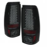 2001 GMC Sierra 3500 Black Smoked LED Tail Lights