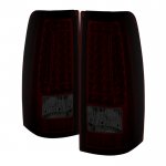 2000 Chevy Silverado 3500 Tinted LED Tail Lights C-DRL
