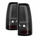 2000 Chevy Silverado 3500 Smoked LED Tail Lights Neon Tube