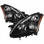 2012 Nissan Altima Sedan Black HID Headlights