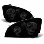 2005 Nissan Altima Black Smoked Headlights