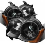 2010 Jeep Grand Cherokee Black HID Projector Headlights 2010 Jeep Grand Cherokee Black HID Projector Headlights