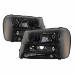 2009 Chevy TrailBlazer Black Smoked Headlights