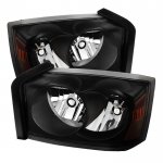 2005 Dodge Dakota Black Headlights