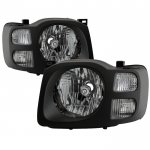 Nissan Xterra 2002-2004 Black Headlights