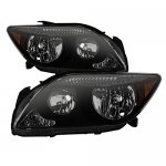 Scion tC 2005-2007 Black Smoked Headlights
