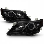 2013 Toyota Camry Black Smoked Headlights
