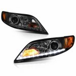 Toyota Sienna 2011-2017 Smoked LED DRL Halogen Projector Headlights