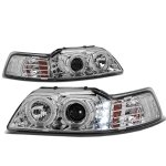 Ford Mustang 1999-2004 Projector Headlights with LED