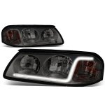 Chevy Impala 2000-2005 Smoked Headlights LED DRL
