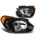 Hyundai Accent 2007-2011 Black Headlights