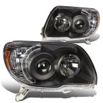 2009 Toyota 4Runner Black Projector Headlights 2009 Toyota 4Runner Black Projector Headlights