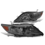 Toyota Camry 2010-2011 Smoked Projector Headlights