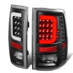 2013 Dodge Ram 2500 Black LED Tail Lights C-Tube