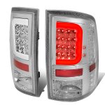 2012 Dodge Ram Clear LED Tail Lights C-Tube