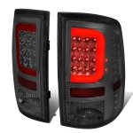2013 Dodge Ram 2500 Smoked LED Tail Lights Red C-Tube