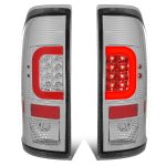 2012 Ford F550 Super Duty Clear LED Tail Lights Red C-Tube 2012 Ford F550 Super Duty Clear LED Tail Lights Red C-Tube