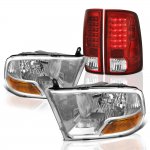 2010 Dodge Ram Headlights and LED Tail Lights