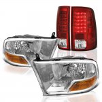 Dodge Ram 2009-2018 Headlights and LED Tail Lights Dodge Ram 2009-2018 Headlights and LED Tail Lights