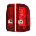 2014 Chevy Silverado 3500HD Custom LED Tail Lights Red