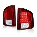 1997 Chevy S10 Red and Clear LED Tail Lights