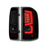 2008 GMC Sierra 3500HD Dually Custom LED Tail Lights Black Smoked