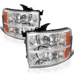 Chevy Silverado 2007-2013 Chrome Headlights