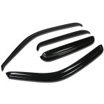 Chevy Silverado 2500HD Extended Cab 2001-2007 Tinted Side Window Visors Deflectors