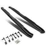 2013 Nissan Titan Crew Cab Nerf Bars Curved Black 4 Inch
