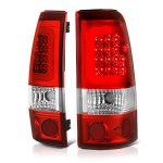 2002 Chevy Silverado 2500 Red LED Tail Lights Tube