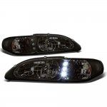 1996 Ford Mustang Smoked Headlights with LED