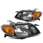 Mazda Protege Sedan 2001-2003 Black Headlights Mazda Protege Sedan 2001-2003 Black Headlights
