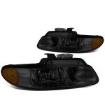 Dodge Caravan 1996-2000 Smoked Euro Headlights