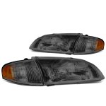 Mazda 626 1998-1999 Smoked Headlights and Corner Lights Mazda 626 1998-1999 Smoked Headlights and Corner Lights