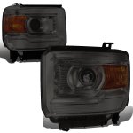 2014 GMC Sierra Smoked Projector Headlights 2014 GMC Sierra Smoked Projector Headlights
