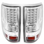 2004 Ford F150 Clear LED Tail Lights