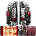 1999 Ford F250 Super Duty Black LED Tail Lights 1999 Ford F250 Super Duty Black LED Tail Lights