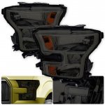 2015 Ford F150 Smoked Euro Headlights