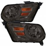 2011 Ford Mustang Smoked Euro Headlights
