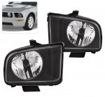 2006 Ford Mustang Headlights Black